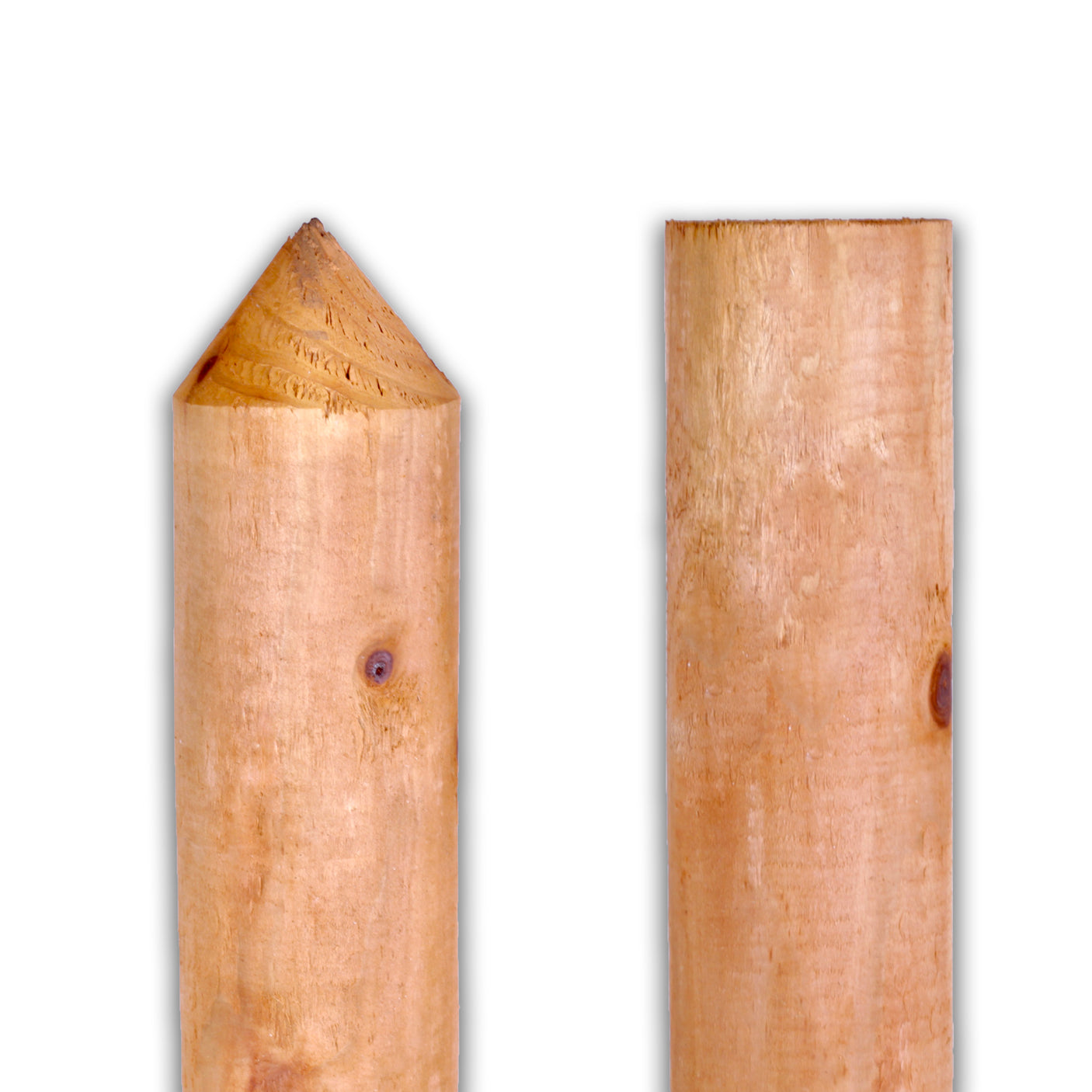 Zaunlatte Stakete Senkrechtzaun Jägerzaun - KDI Braun