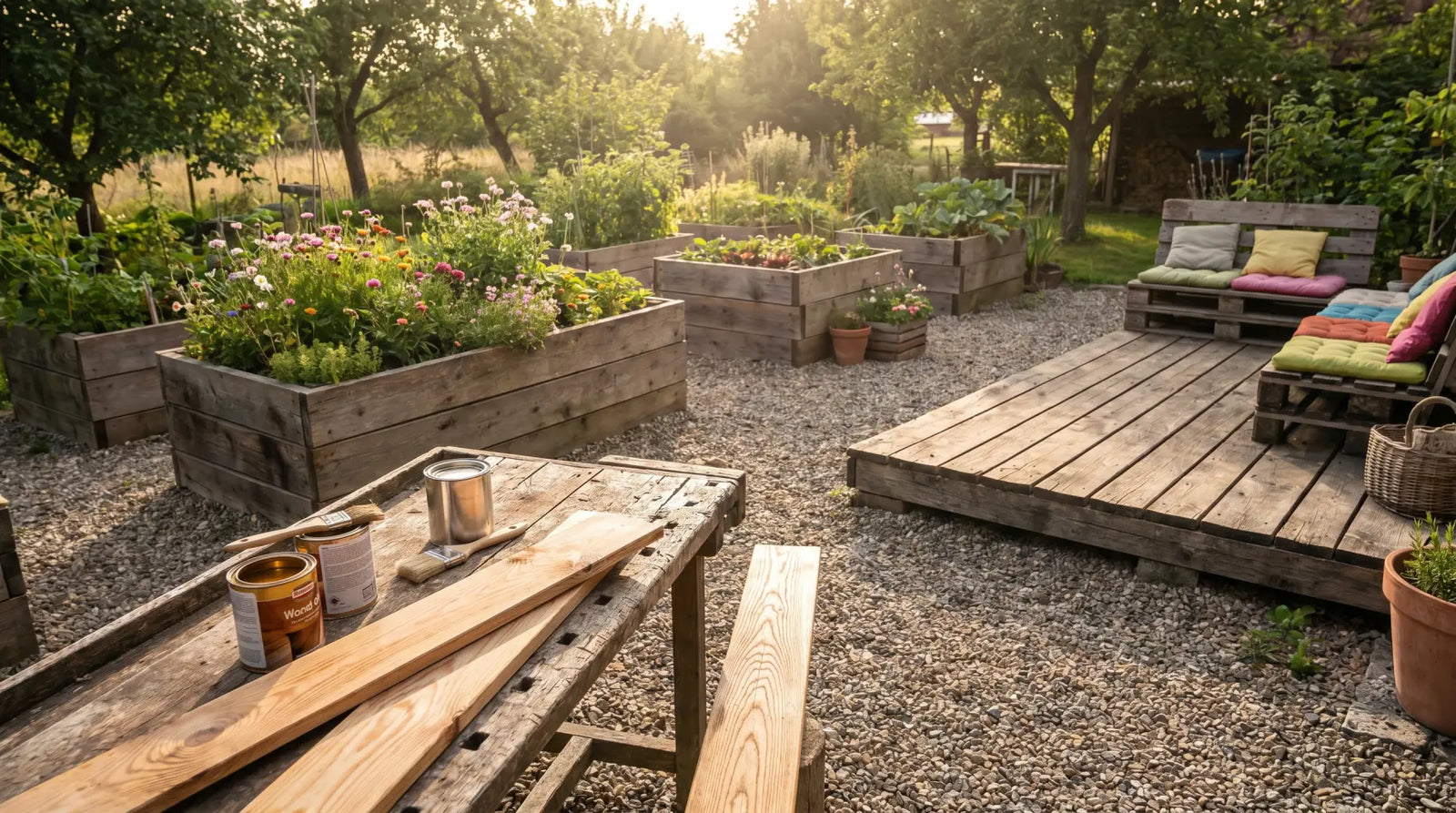 Unbehandeltes Holz im Garten: Natürlich schön oder zu empfindlich?