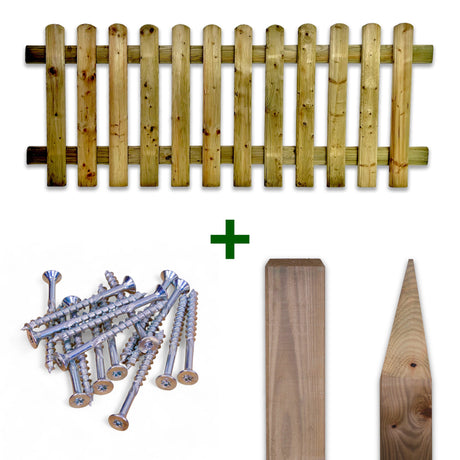 Gartenzaun Komplettset