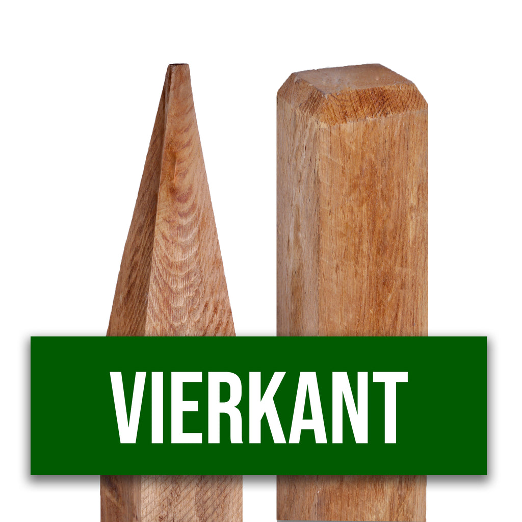 Vierkantpfähle