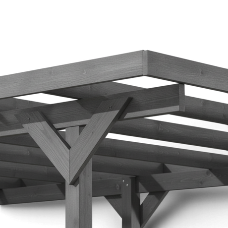 Einzelcarport Willingen - KDI / Lasiert / Douglasie