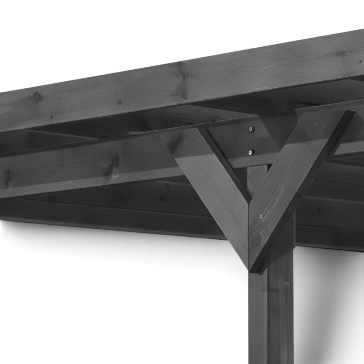 Einzelcarport Willingen - KDI / Lasiert / Douglasie