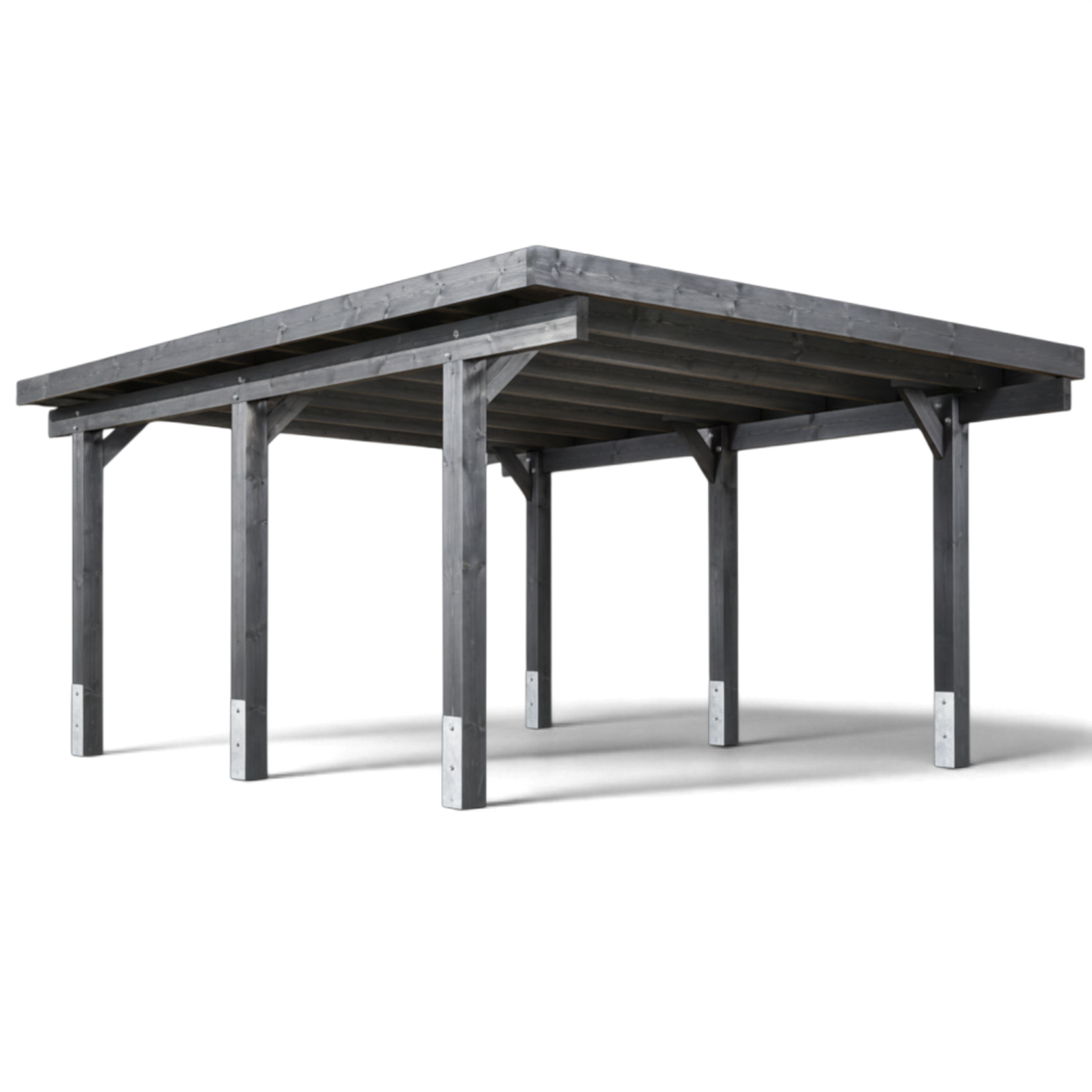 Einzelcarport Eslohe - Natur / Lasiert