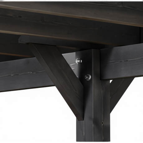 Einzelcarport Eslohe - Natur / Lasiert