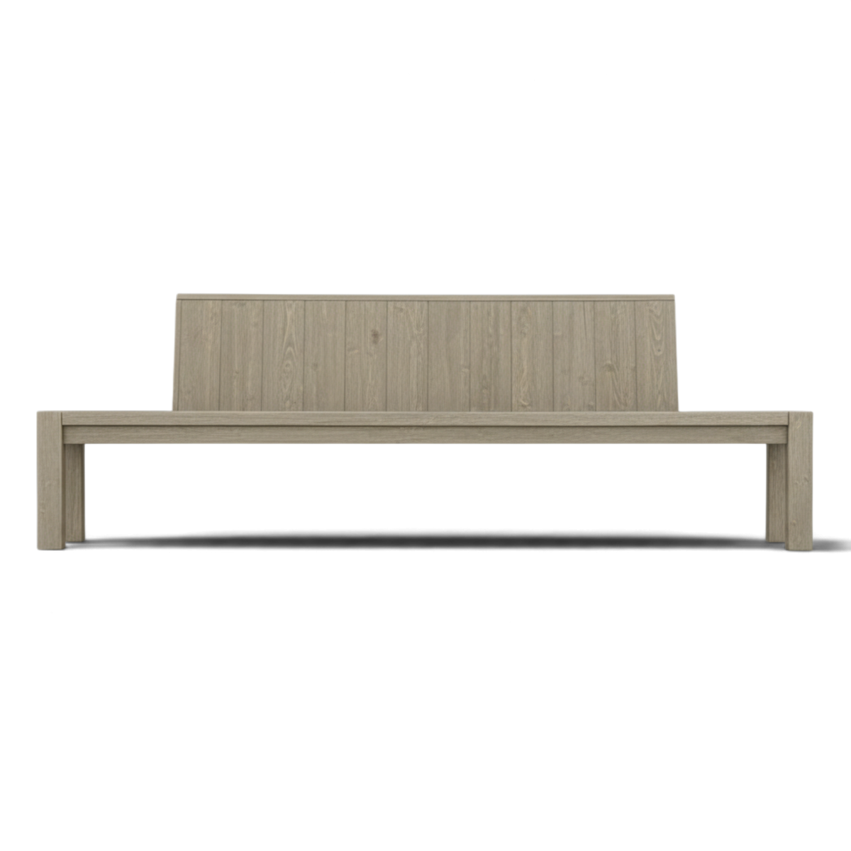 Loungebank Massivholz mit Lehne - Salweytal - ANTE NEO