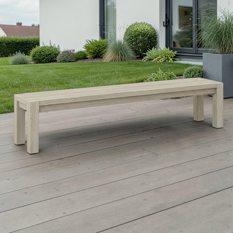 Loungebank Massivholz ohne Lehne - Salweytal - ANTE NEO