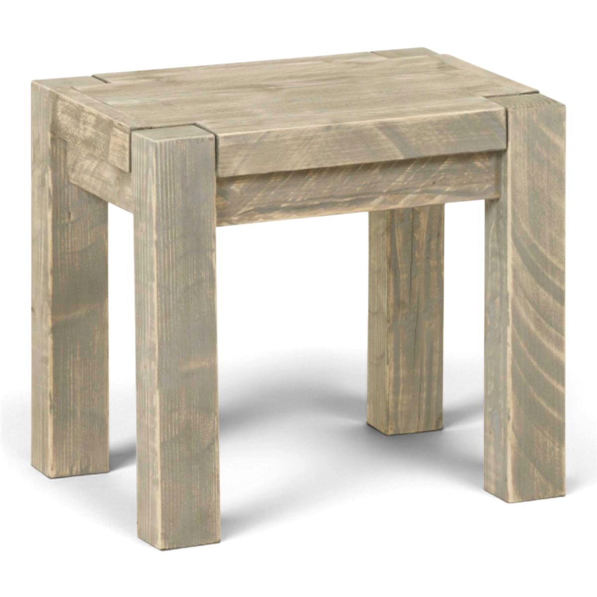 Loungehocker Massivholz ohne Lehne - Salweytal - ANTE NEO