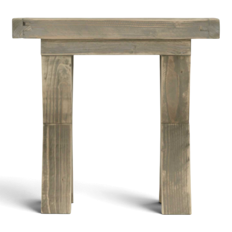 Loungehocker Massivholz ohne Lehne - Steingrund - ANTE NEO