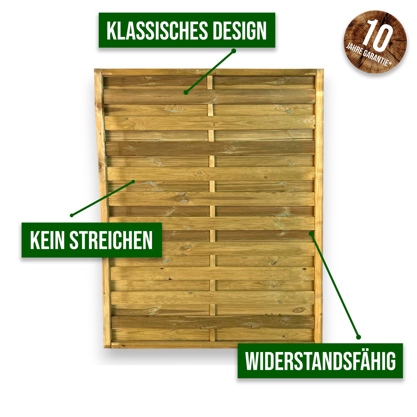 Sichtschutz Dichtzaun - Hohe Bracht - KDI