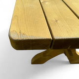 Gartentisch Massivholz - KDI Grün - Hennetal - B-Ware