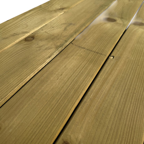 Gartentisch Massivholz - KDI Grün - Hennetal - B-Ware