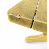 Gartentisch Massivholz - KDI Grün - Hennetal - B-Ware