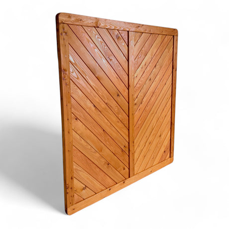 Sichtschutz Dichtzaun - Stüppel - Lärche geölt