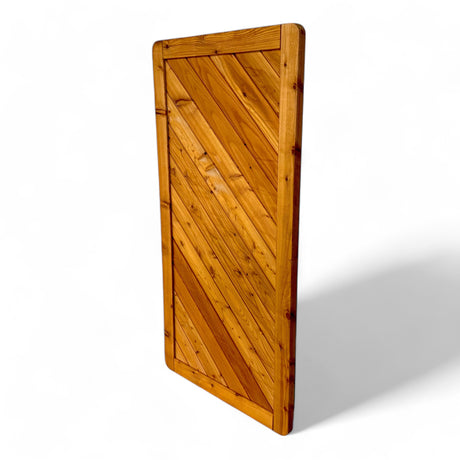 Sichtschutz Dichtzaun - Stüppel - Lärche geölt