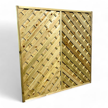 Komplettset Sichtschutz Dichtzaun Lamellenzaun- Wolfshorn - KDI