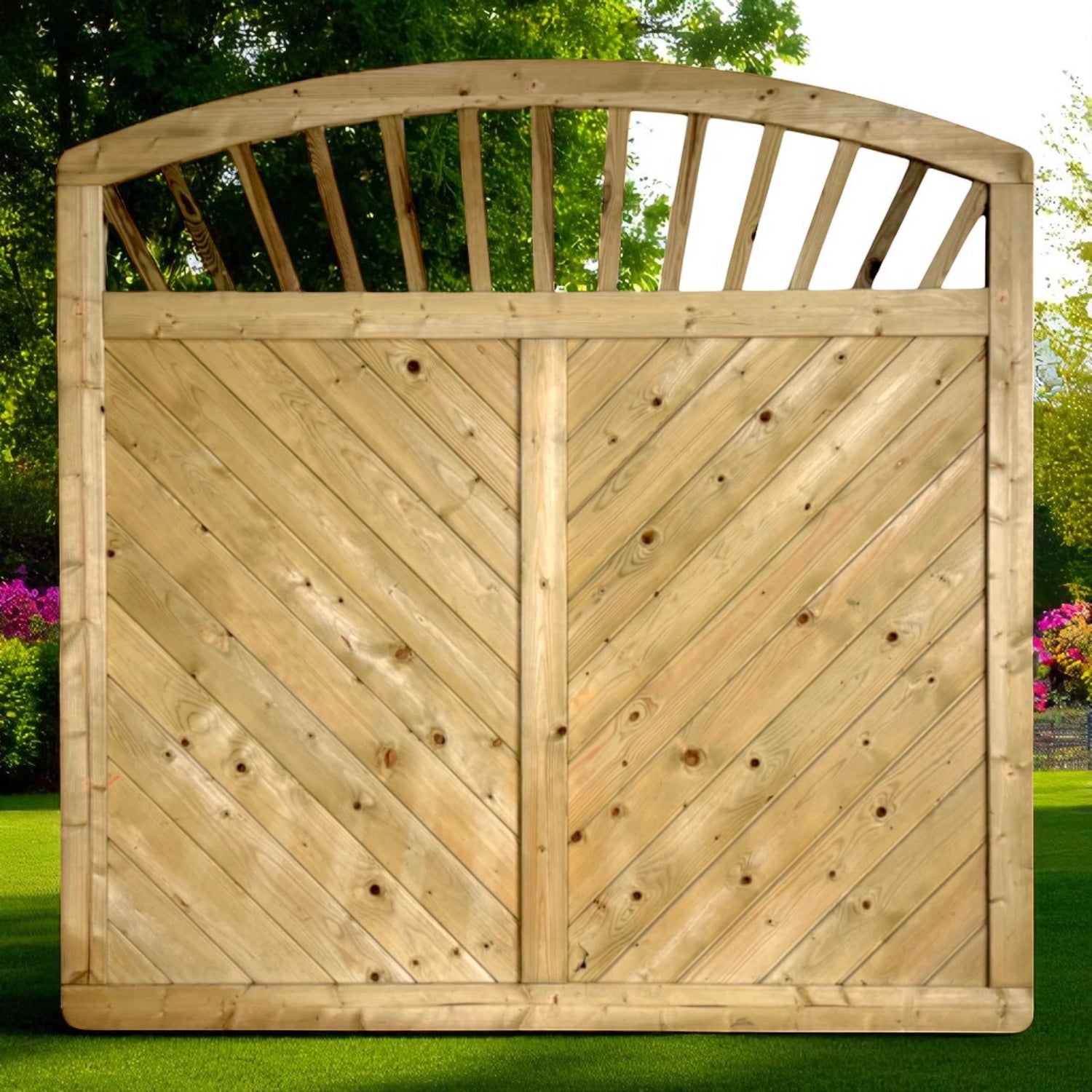 Sichtschutz Dichtzaun - Hegekopf - KDI