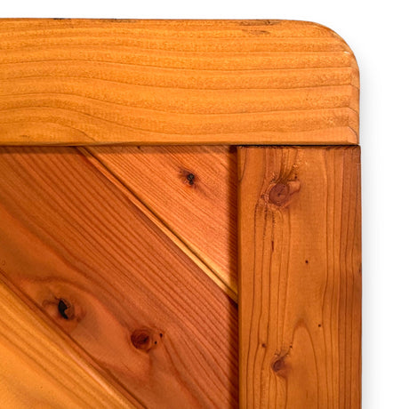 Sichtschutz Dichtzaun - Stüppel - Lärche geölt