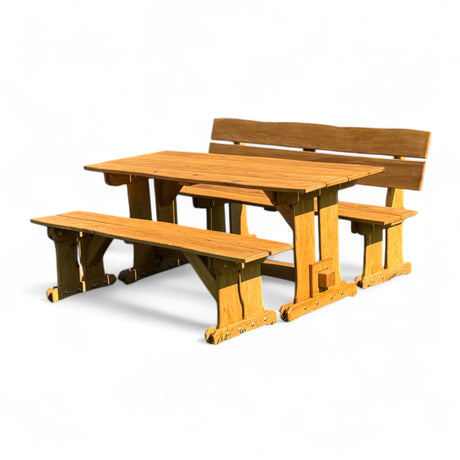 Garnitur Sitzgruppe - Eiche -  Valmetal