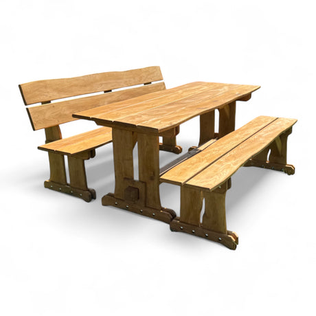 Garnitur Sitzgruppe - Eiche -  Valmetal