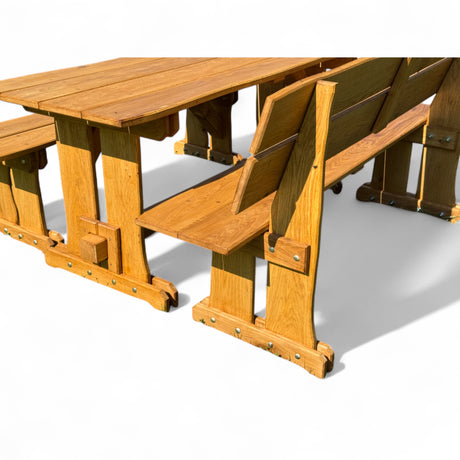 Garnitur Sitzgruppe - Eiche -  Valmetal