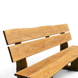 Gartenbank Holzbank - Eiche - Valmetal