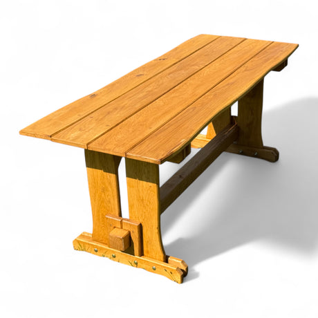 Gartentisch Massivholz - Eiche - Valmetal