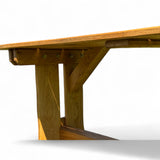 Gartentisch Massivholz - Eiche - Valmetal