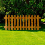 Gartenzaun Element - Hennezaun 200 x 80 cm- Sauerländer Eiche