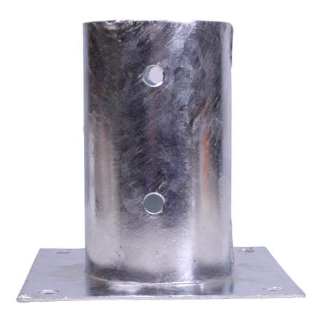 Runde Aufschraubhülse Pfostenschuh Verzinkt