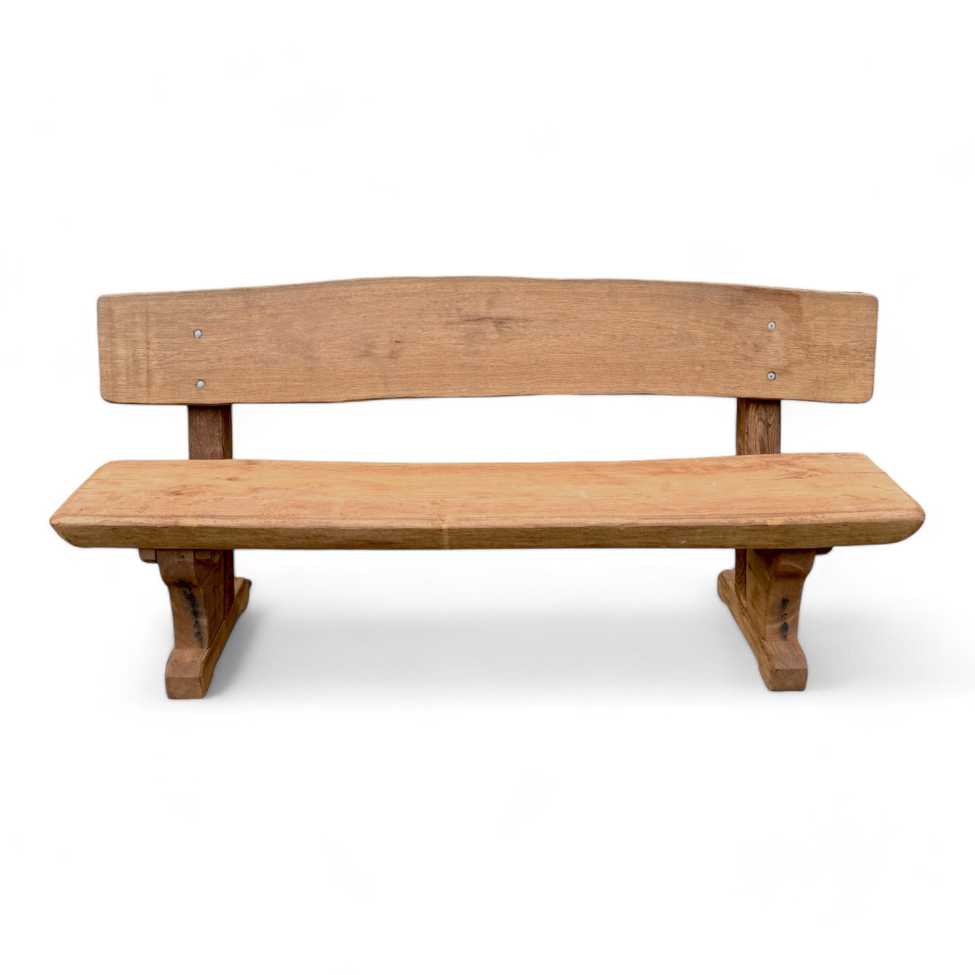 Gartenbank Holzbank - Eiche - KDI Braun - Röhrtal