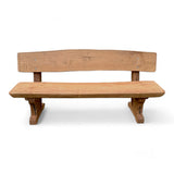 Gartenbank Holzbank - Eiche - KDI Braun - Röhrtal