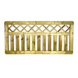 Gartenzaun Element - Listerzaun 180 x 90 cm- KDI