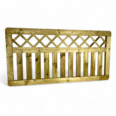 Gartenzaun Element - Listerzaun 180 x 90 cm- KDI