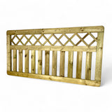 Gartenzaun Element - Listerzaun 180 x 90 cm- KDI