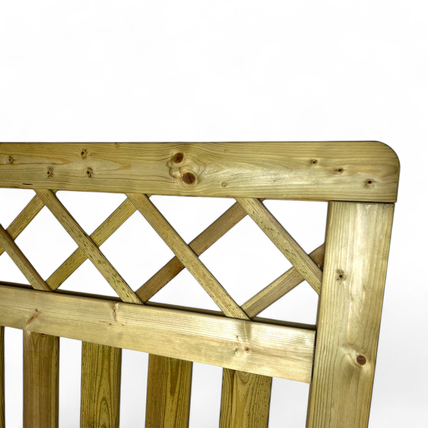 Gartenzaun Element - Listerzaun 180 x 90 cm- KDI