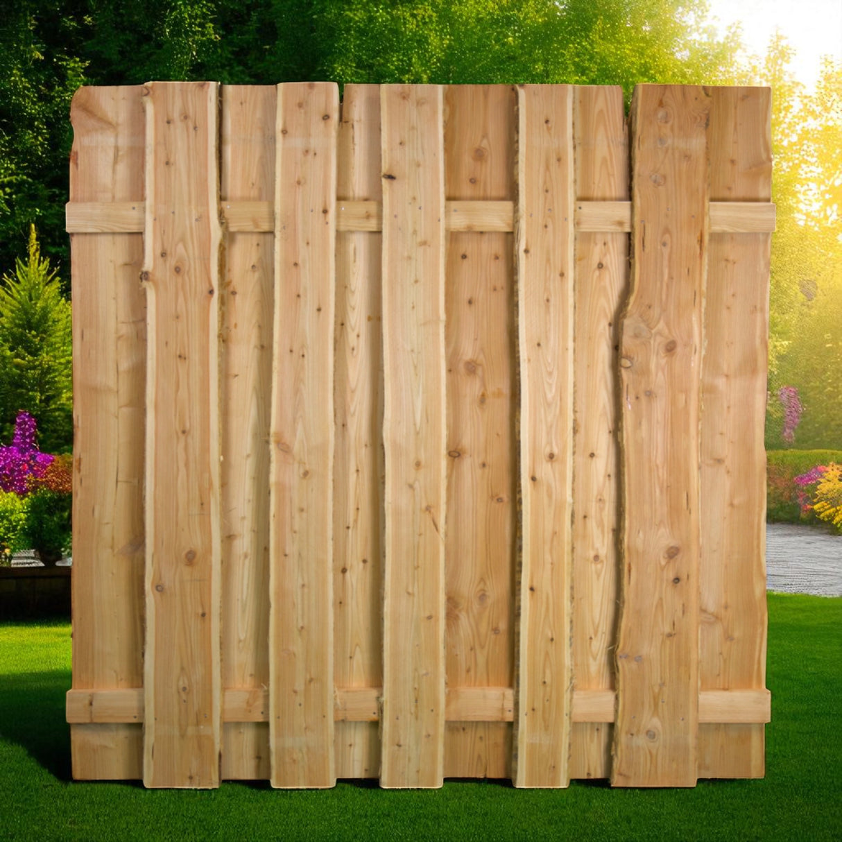 Sichtschutz Dichtzaun - Mittelsberg - Lärche Natur