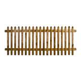 Gartenzaun Element - Senkrechtzaun - KDI Braun