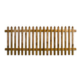 Gartenzaun Element - Senkrechtzaun - KDI Braun