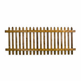 Gartenzaun Element - Senkrechtzaun - KDI Braun
