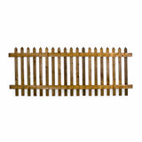 Gartenzaun Element - Senkrechtzaun - KDI Braun