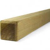 Vierkantpfosten Stumpf - Kiefer - KDI Grün