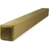 Vierkantpfosten Stumpf - Kiefer - KDI Grün