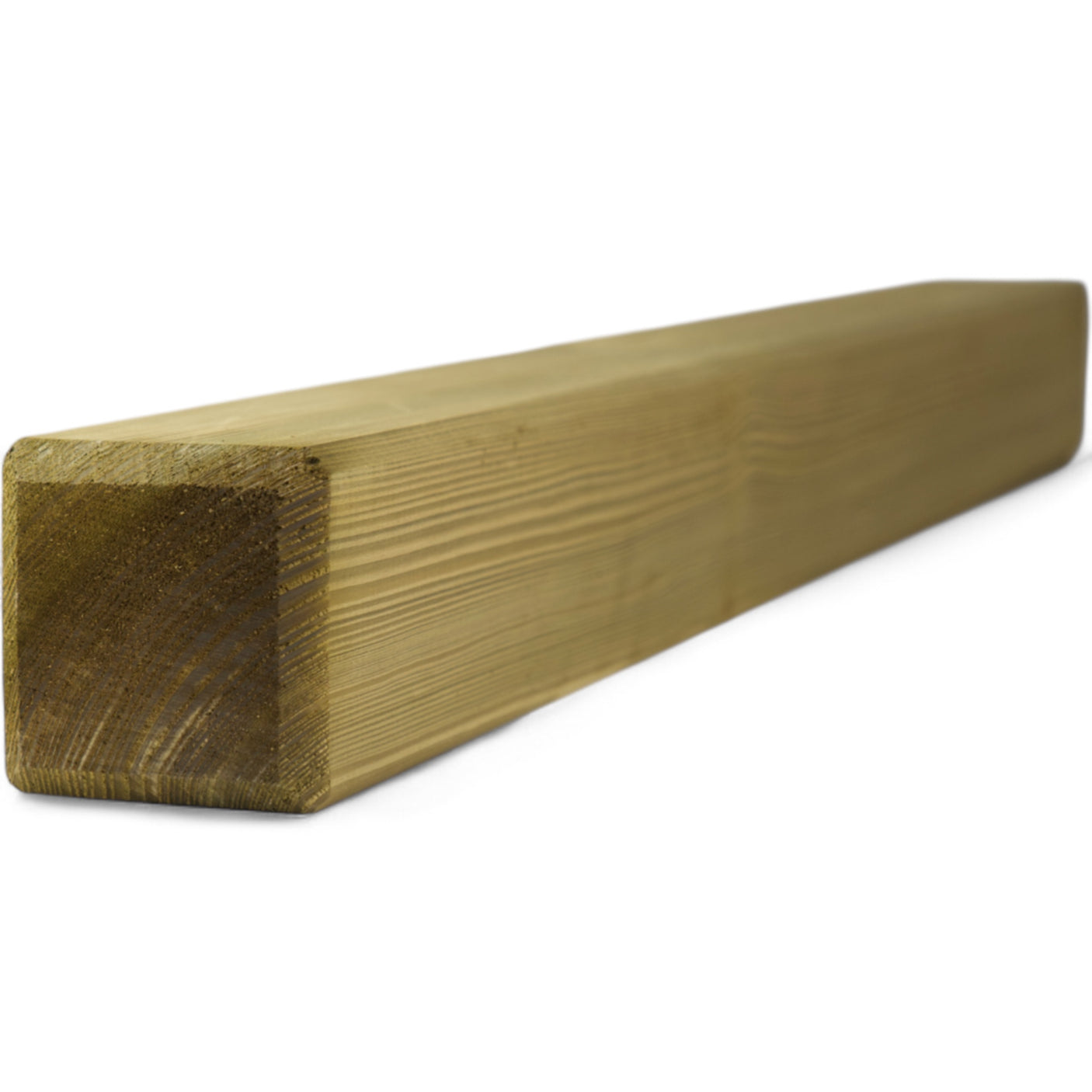 Vierkantpfosten Stumpf - Kiefer - KDI Grün