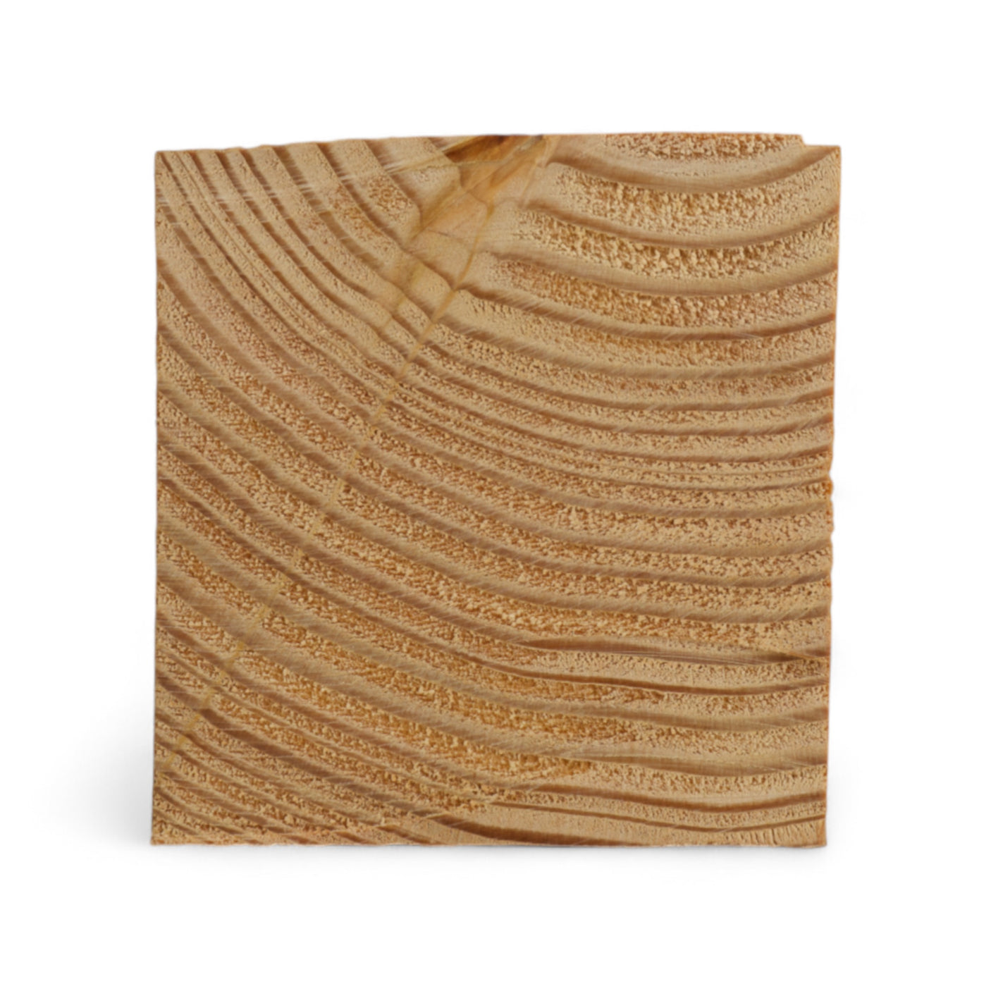 Vierkantpfosten stumpf - Sägerau - Lärche