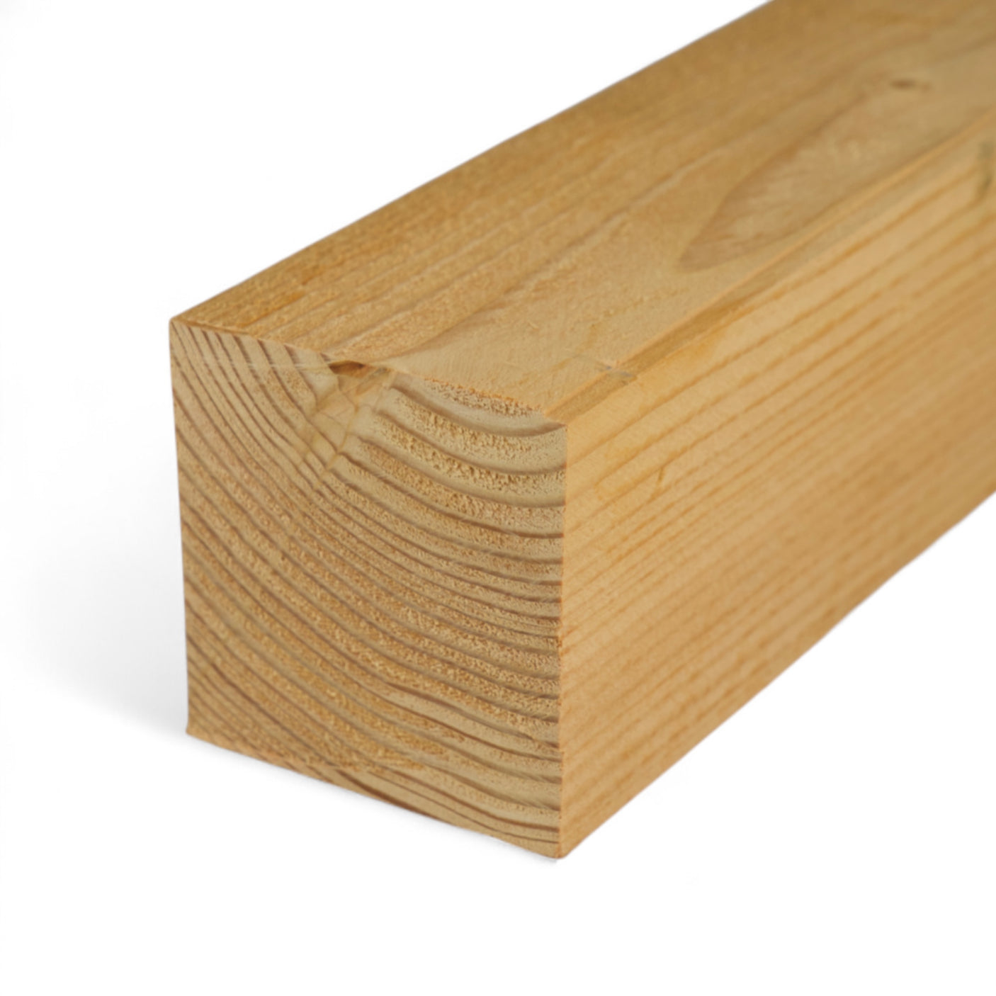 Vierkantpfosten stumpf - Sägerau - Lärche