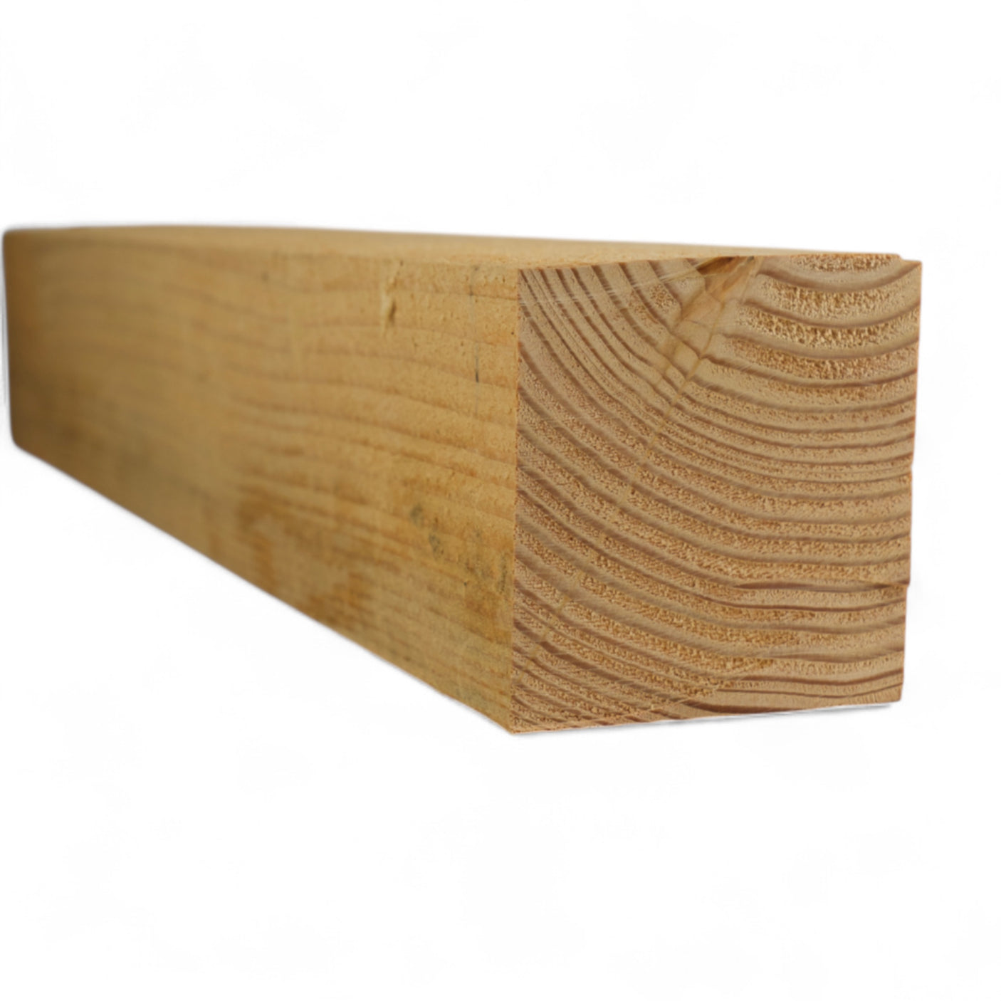 Vierkantpfosten stumpf - Sägerau - Lärche