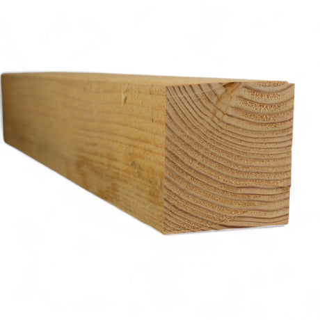 Vierkantpfosten stumpf - Sägerau - Lärche