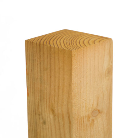 Vierkantpfosten stumpf - Sägerau - Lärche