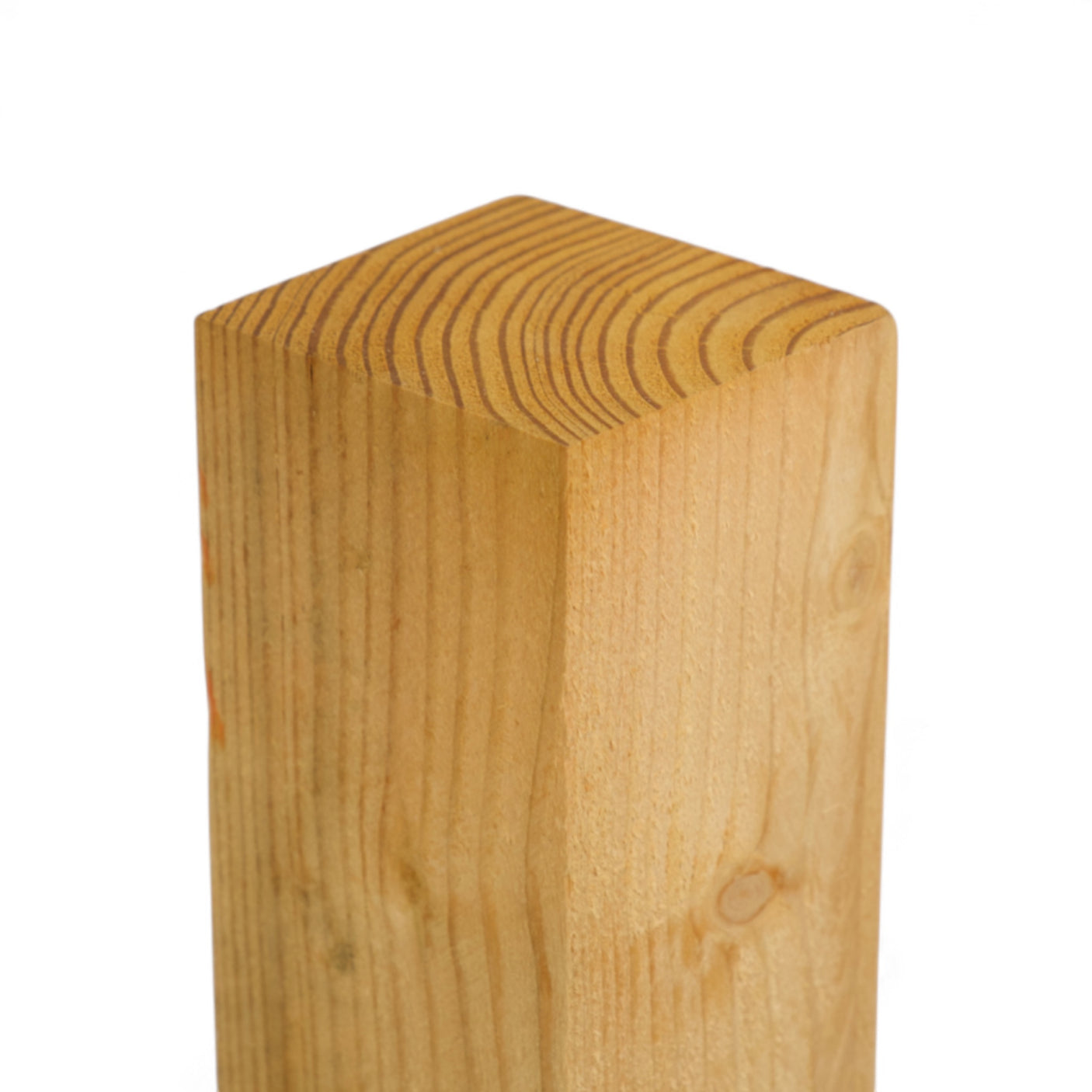 Vierkantpfosten stumpf - Sägerau - Lärche