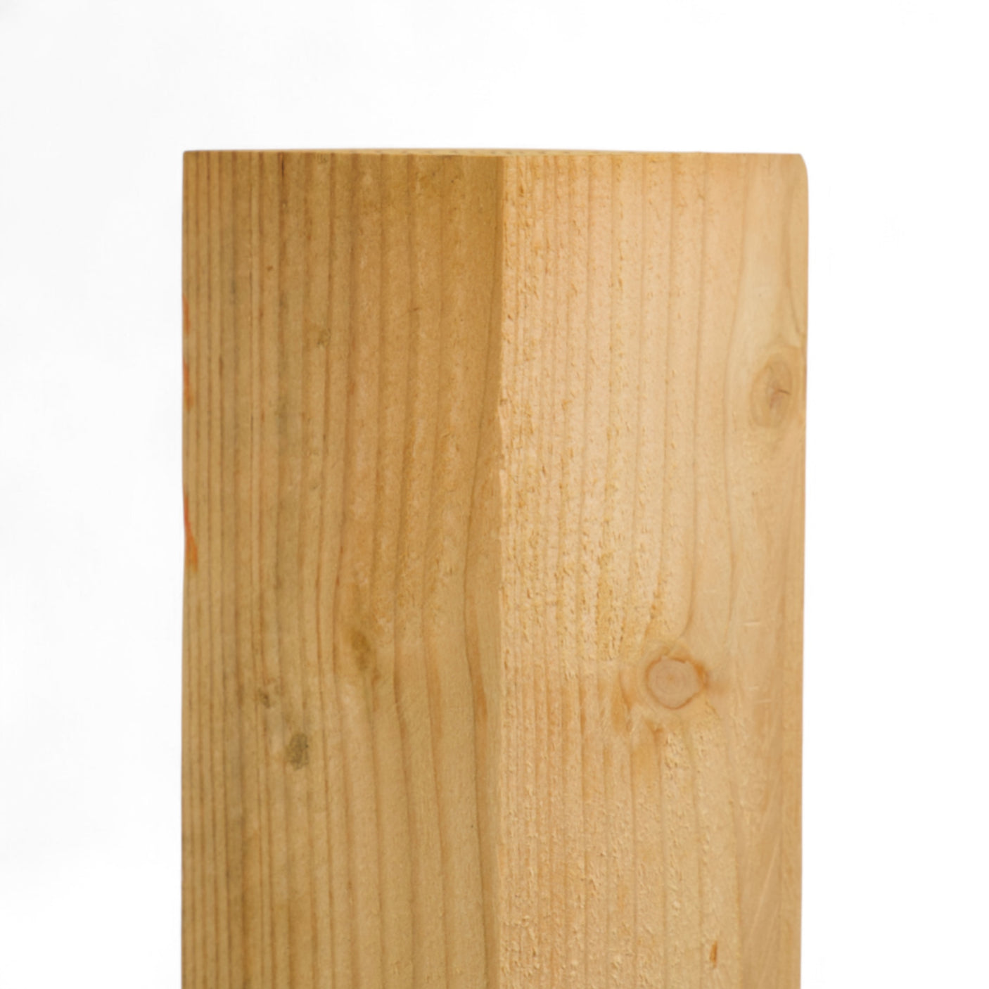 Vierkantpfosten stumpf - Sägerau - Lärche